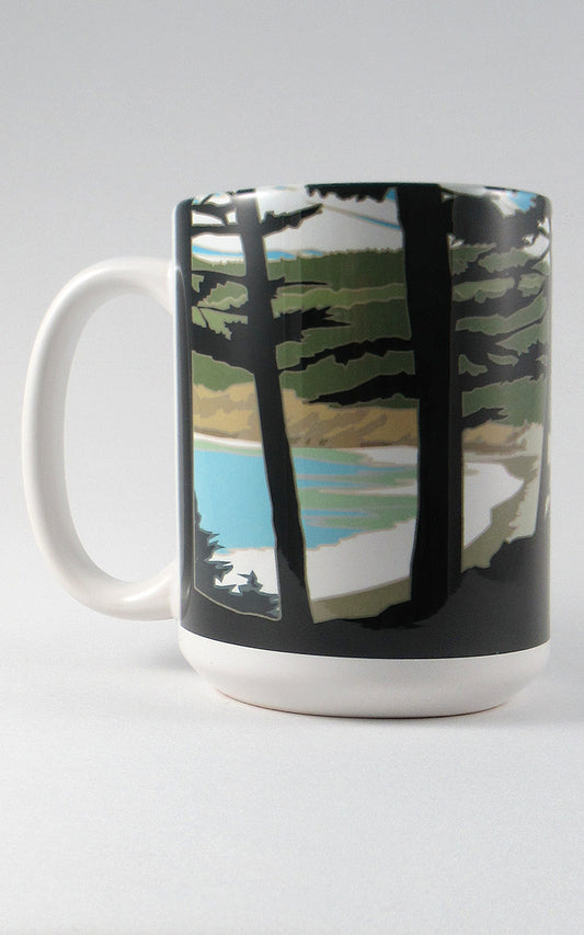 Acadia National Park, Sand Beach, Maine - 15oz. Ceramic Mug