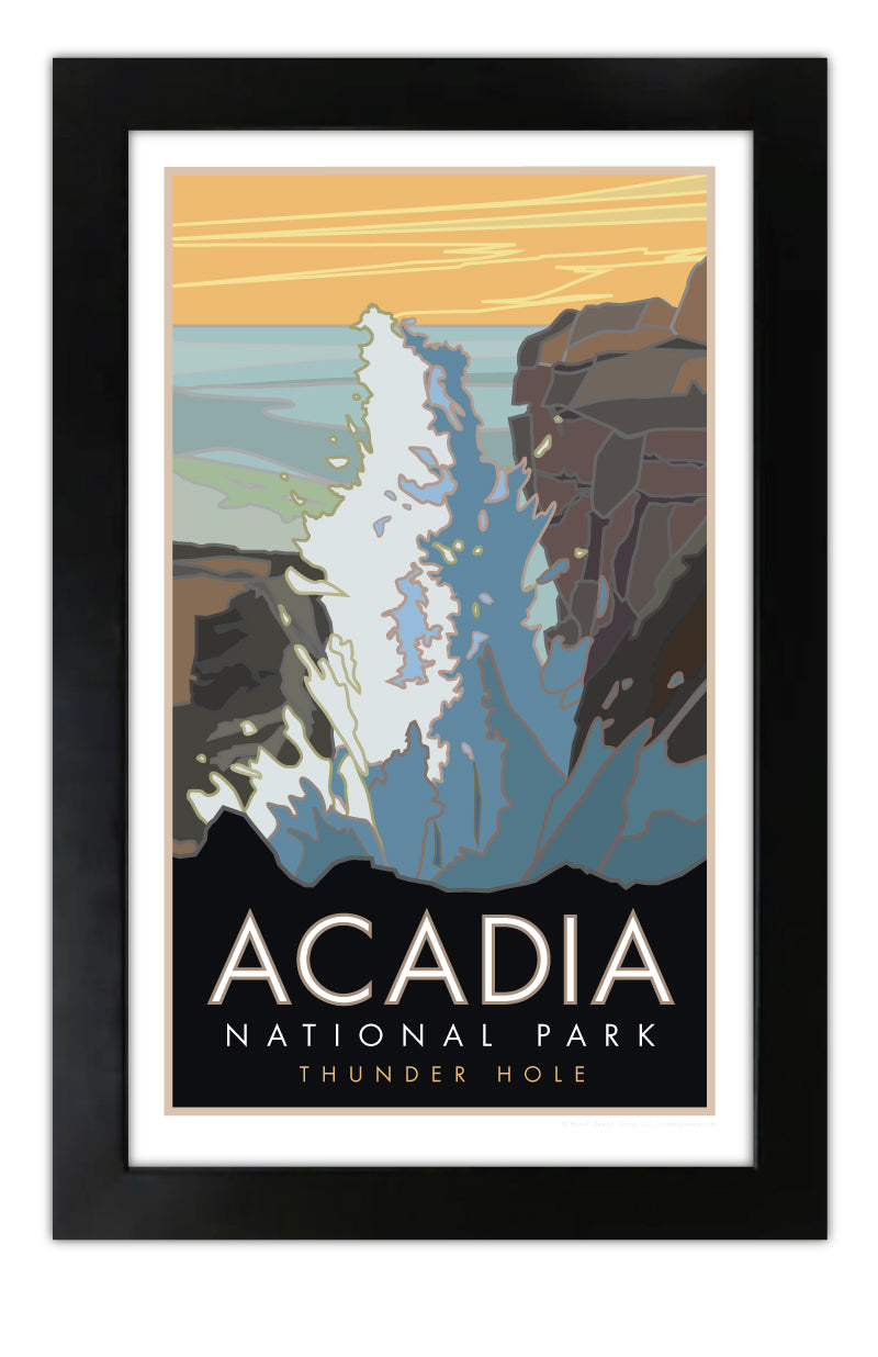 Acadia National Park, Thunder Hole, Maine - Poster