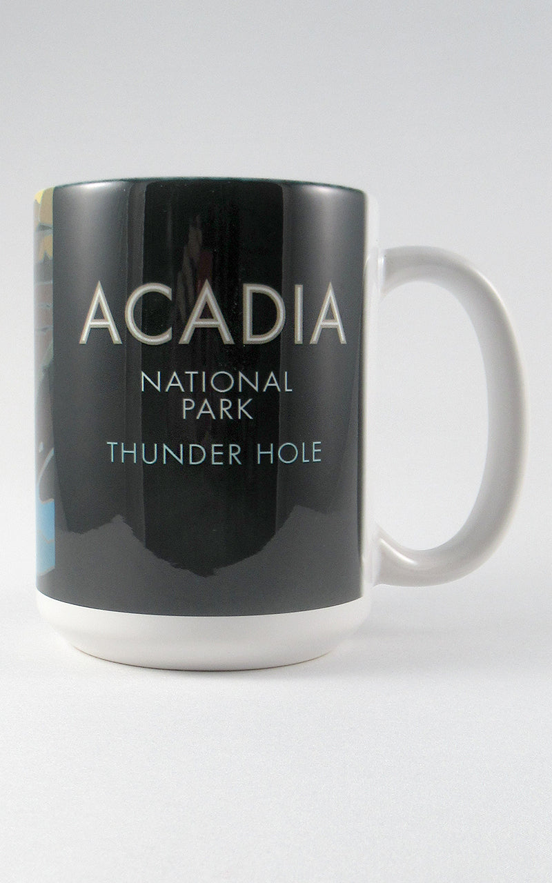 Acadia National Park, Thunder Hole, Maine - 15oz. Ceramic Mug