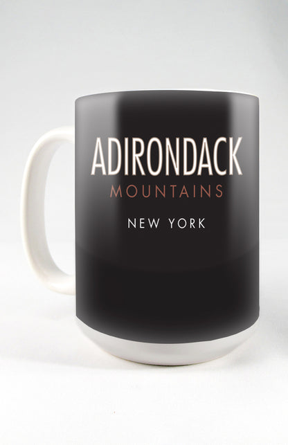 Adirondack Mountains, New York - 15oz. Ceramic Mug