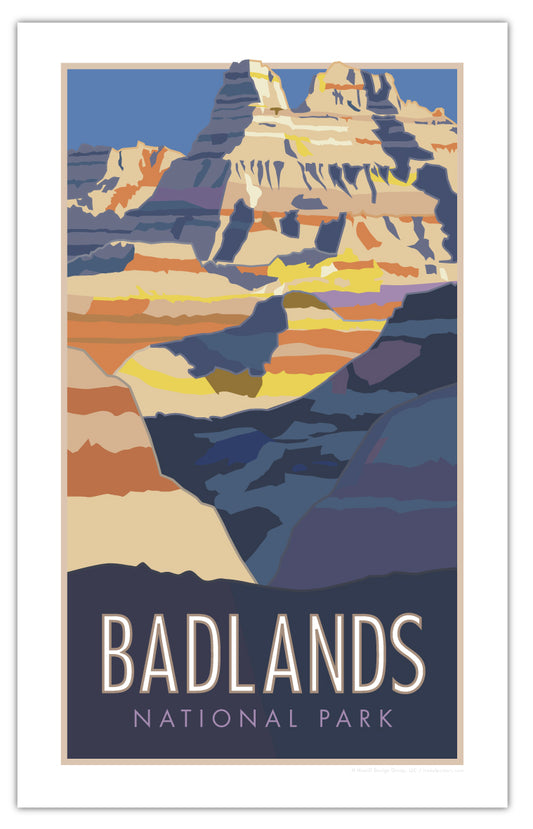 Badlands National Park - Poster