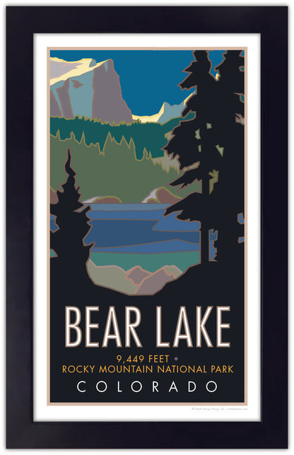 Bear Lake #1, Rocky Mountain National Park, Colorado - Poster