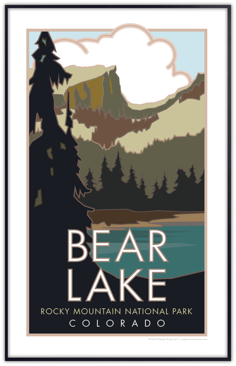 Bear Lake #2, Rocky Mountain National Park, Colorado - Poster