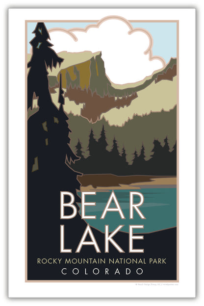 Bear Lake #2, Rocky Mountain National Park, Colorado - Poster