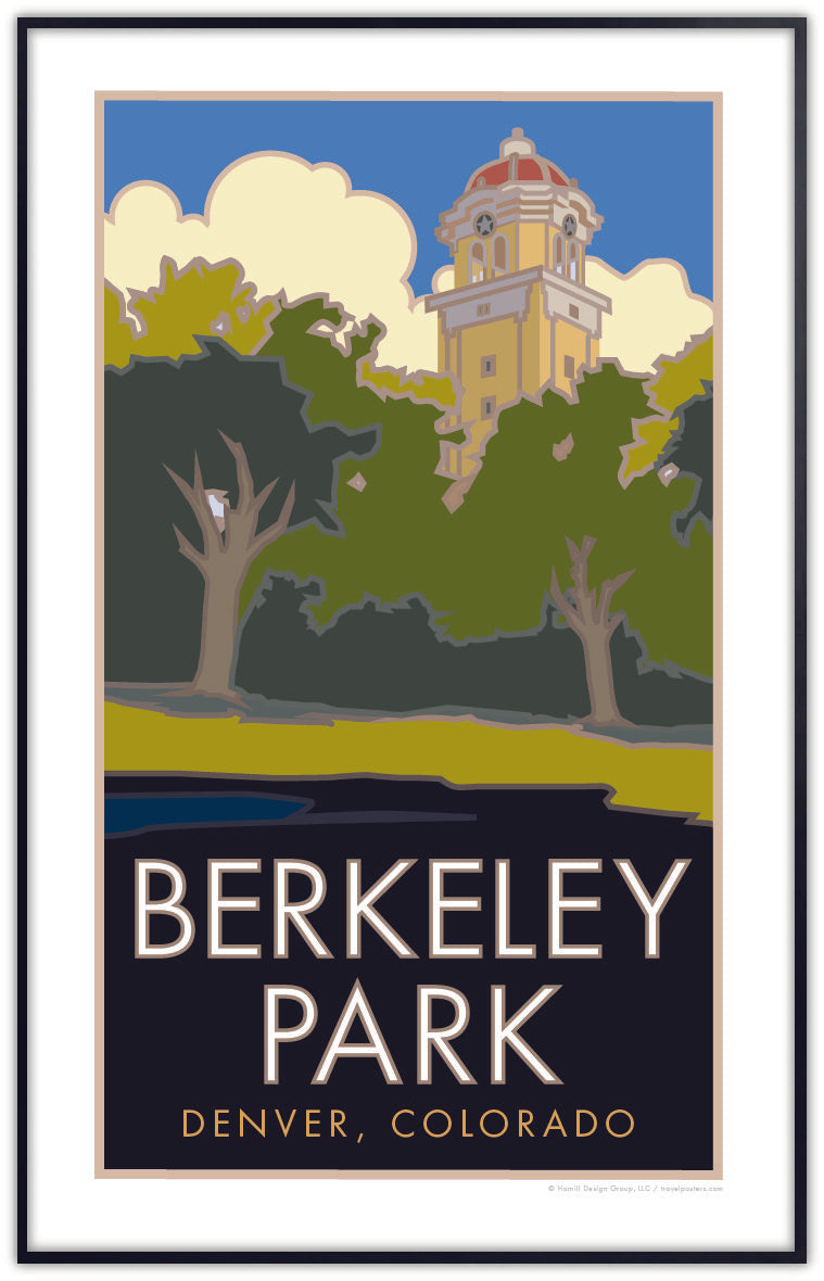 Berkeley Park, Denver, Colorado - Poster