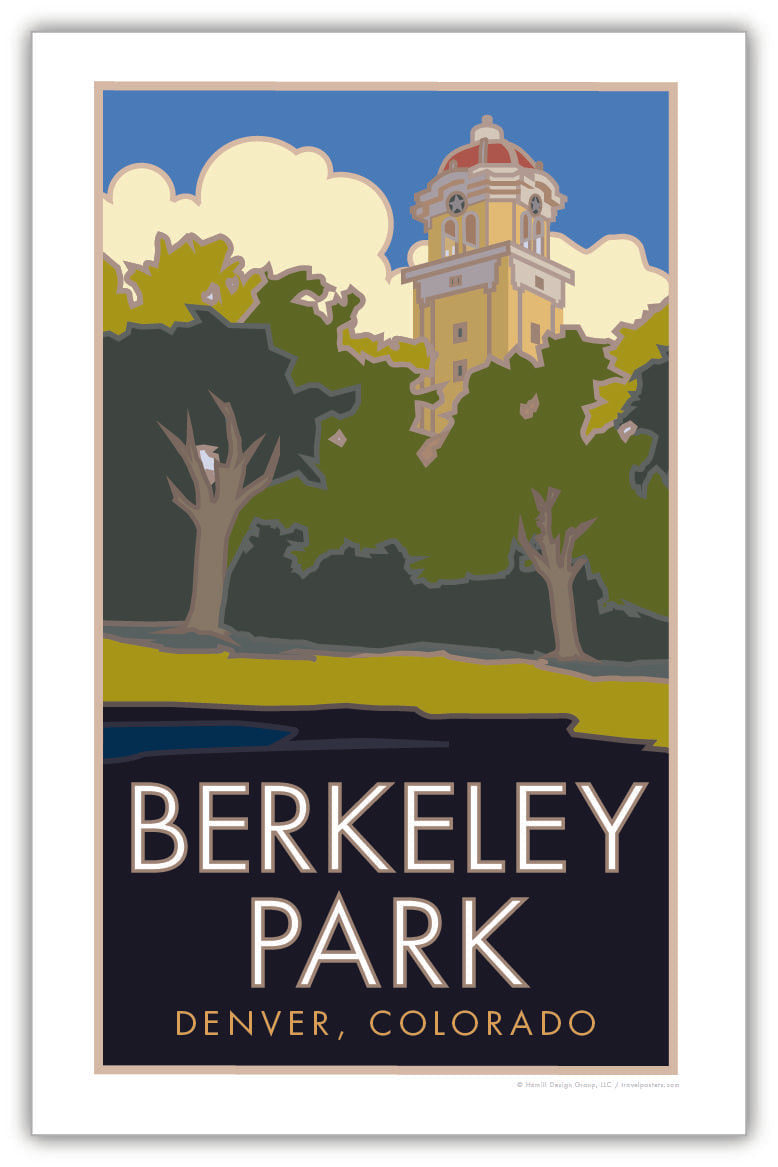 Berkeley Park, Denver, Colorado - Poster