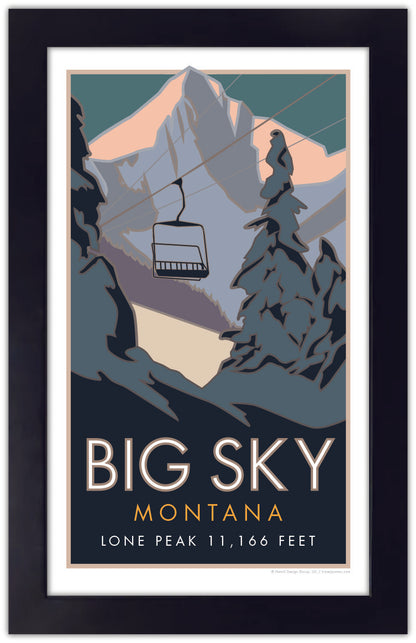 Big Sky, Montana - Poster