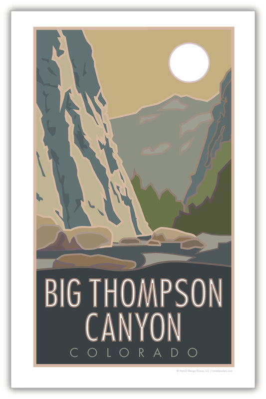 Big Thompson Canyon, Colorado - Poster