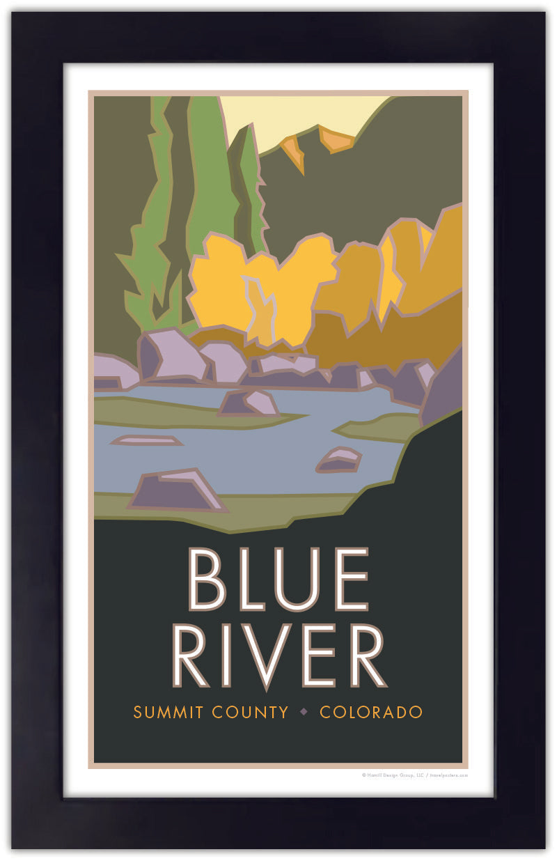 Blue River, Colorado - Poster