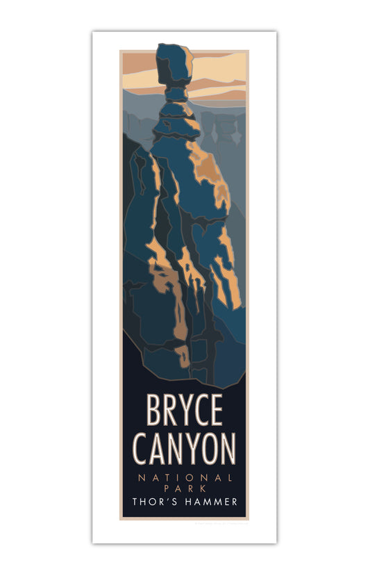 Bryce Canyon National Park, Utah (Thor's Hammer) - 8" X 24" Poster