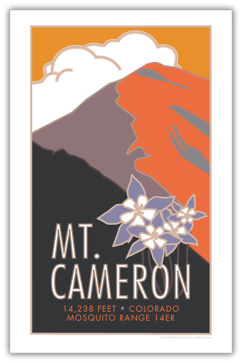 Mt. Cameron, Colorado - Colorado 14er - Poster