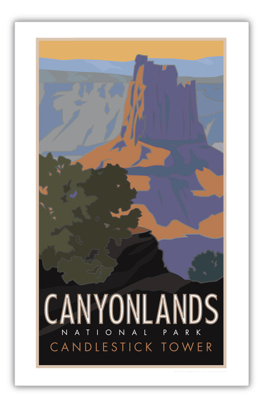 Canyonlands National Park, Utah - Candlestick Tower - Poster