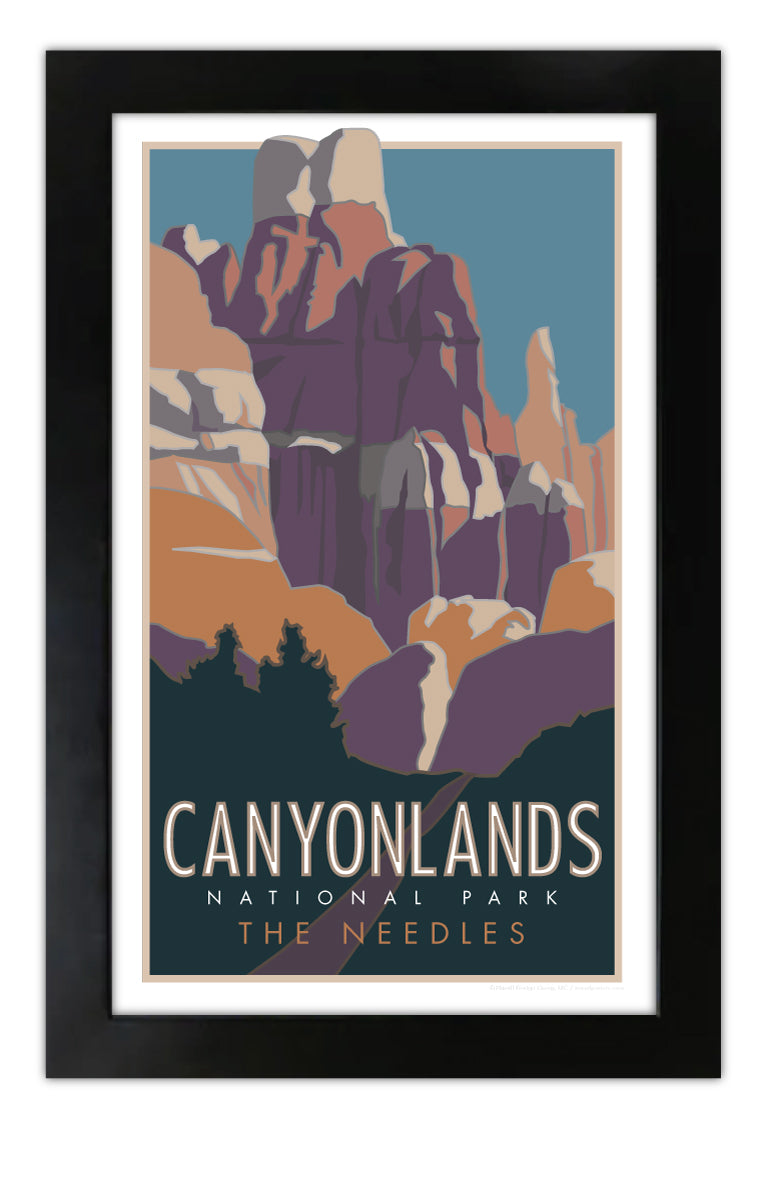 Canyonlands National Park, Utah - The Needles - Poster