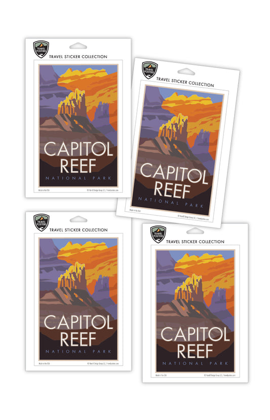 Capitol Reef National Park, Utah - 4" x 6" Sticker