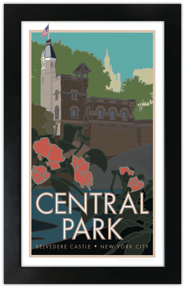 Central Park (Belvedere Castle), New York City - Poster