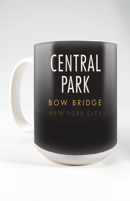 Central Park (Bow Bridge), New York City - 15oz. Ceramic Mug