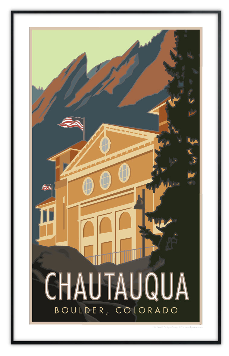 Chautauqua, Boulder, Colorado - Poster