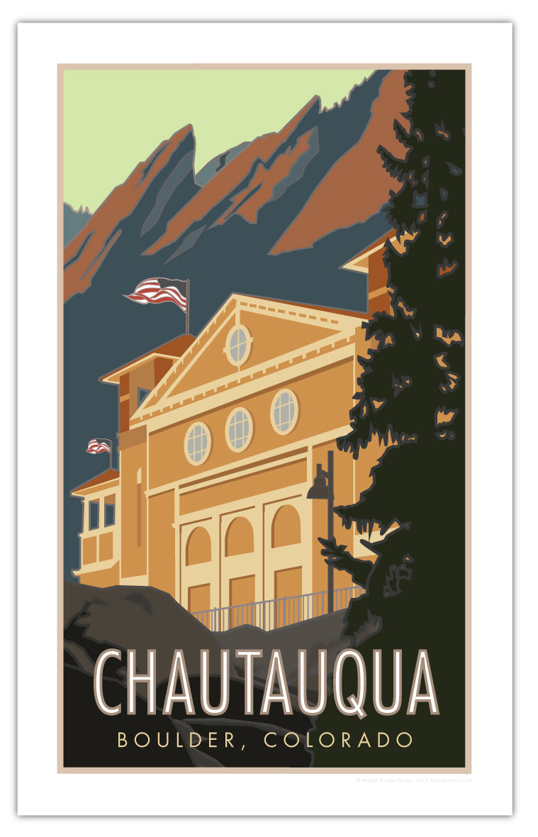 Chautauqua, Boulder, Colorado - Poster