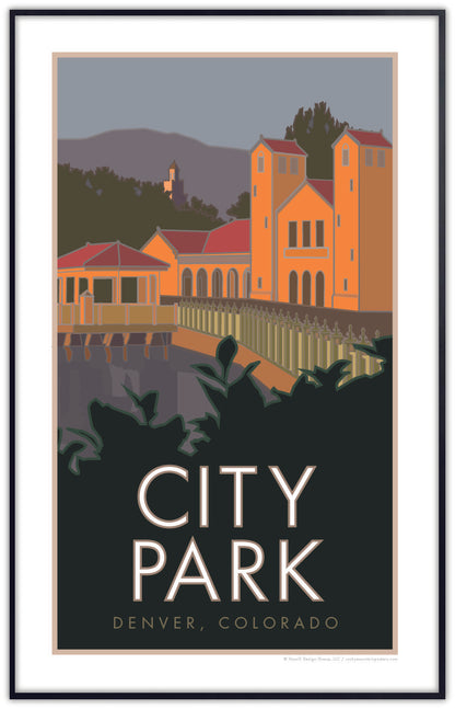 City Park, Denver, Colorado - Poster