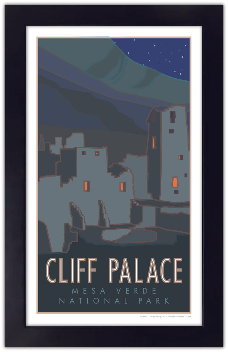 Cliff Palace, Mesa Verde National Park, Colorado - Poster