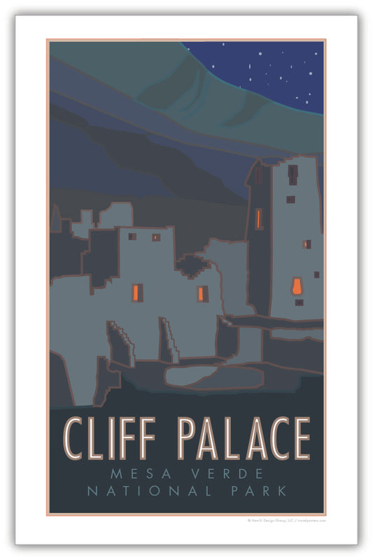 Cliff Palace, Mesa Verde National Park, Colorado - Poster