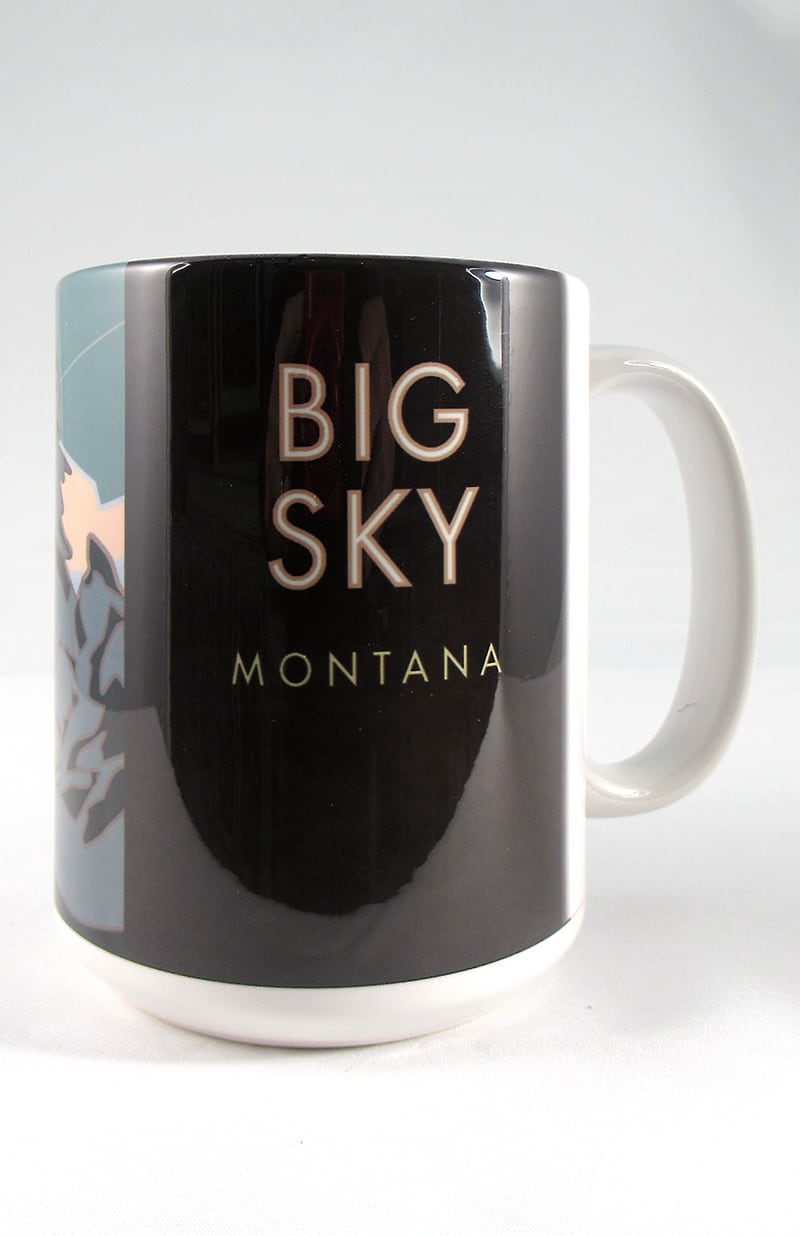 Big Sky, Montana - 15oz. Ceramic Mug