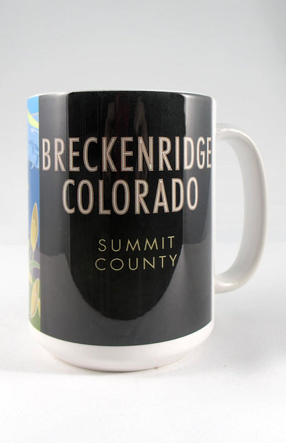 Breckenridge, Colorado, Summer Lilies -15oz. Ceramic Mug