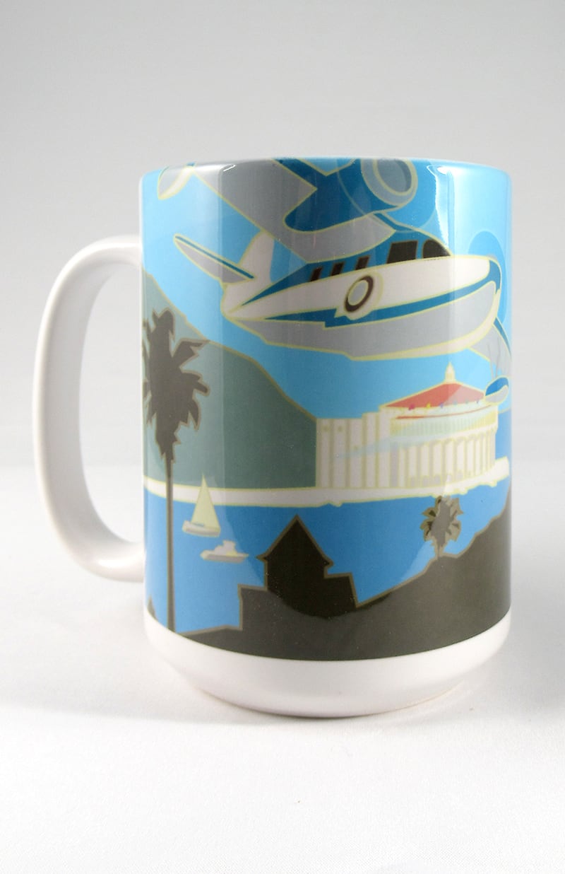 Catalina Island, California - 15oz. Ceramic Mug