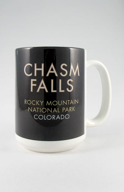 Chasm Falls, Rocky Mountain National Park, Colorado - 15oz. Ceramic Mug