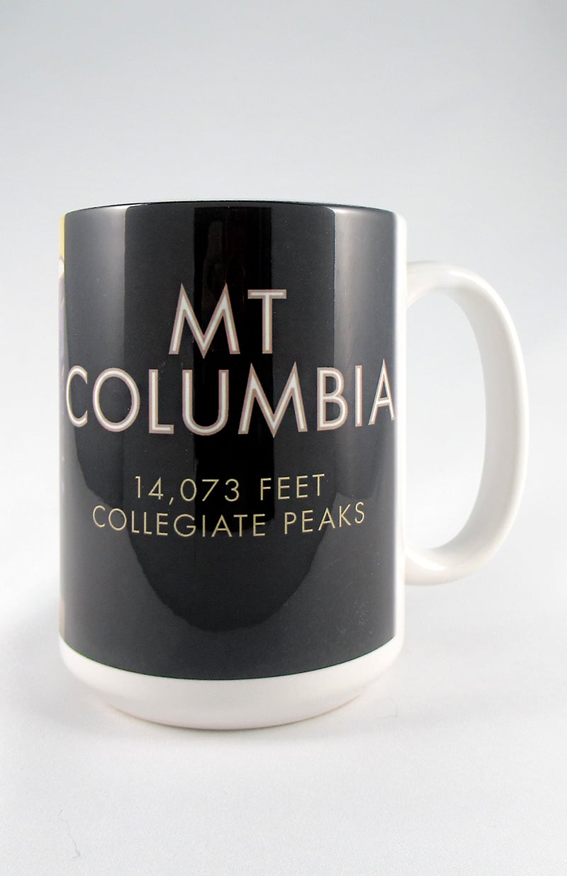 Mount Columbia, Colorado - Colorado 14er - 15oz. Ceramic Mug