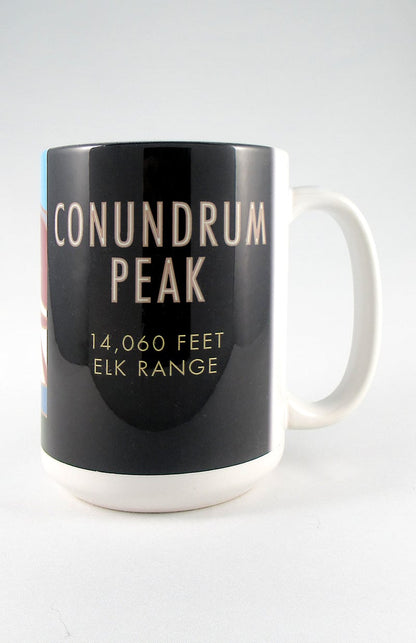 Conundrum Peak, Colorado - Colorado 14er - 15oz. Ceramic Mug