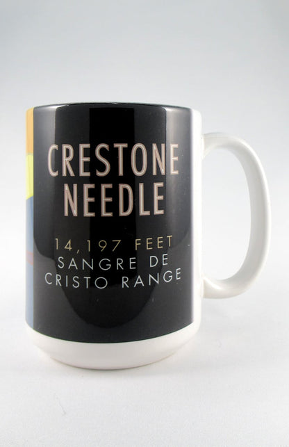 Crestone Needle, Colorado - Colorado 14er - 15oz. Ceramic Mug