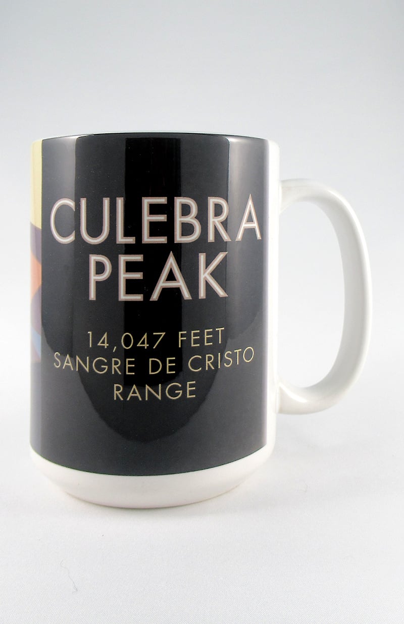 Culebra Peak, Colorado - Colorado 14er - 15oz. Ceramic Mug