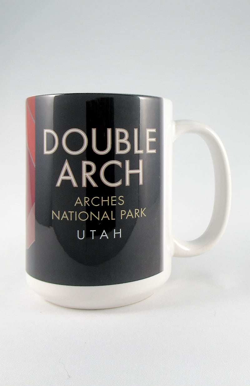 Double Arch, Arches National Park, Utah - 15oz. Ceramic Mug