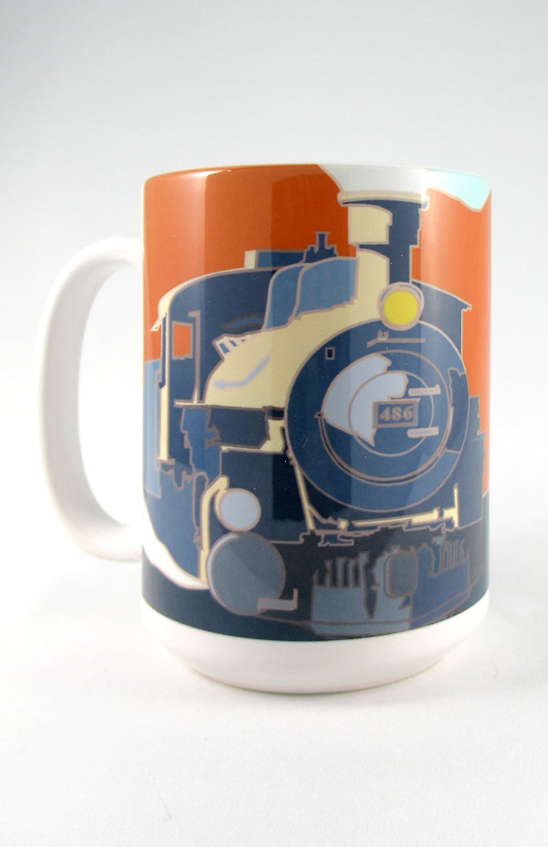 Durango (Train), Colorado - 15oz. Ceramic Mug