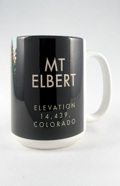 Mt. Elbert, Colorado - Colorado 14er - 15oz. Ceramic Mug