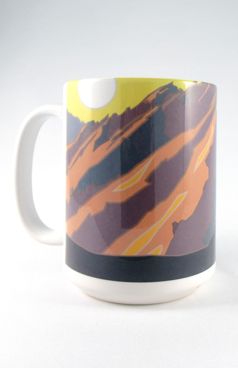 Flatirons, Boulder, Colorado - 15oz. Ceramic Mug