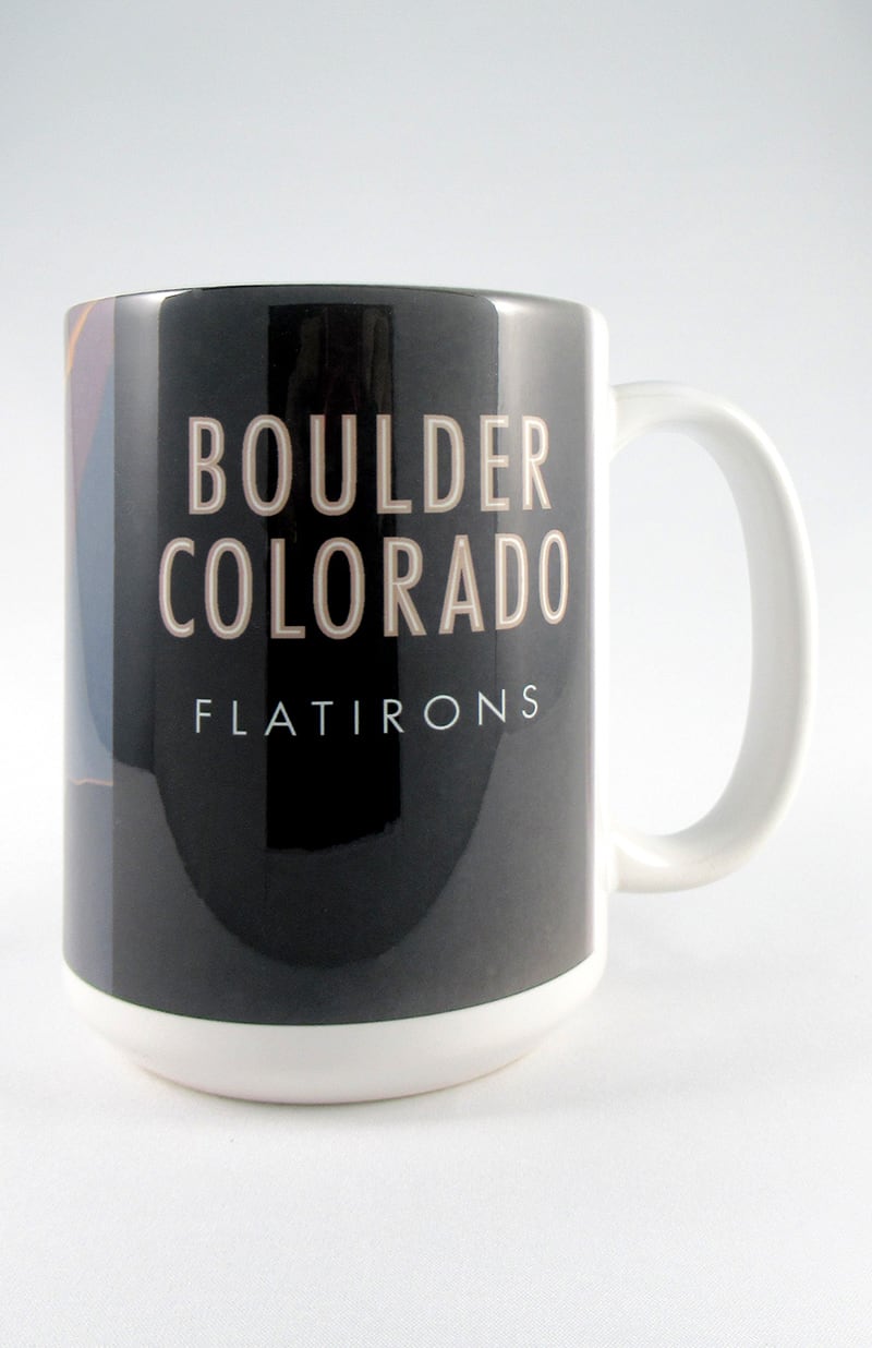 Flatirons, Boulder, Colorado - 15oz. Ceramic Mug