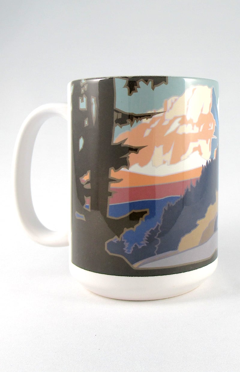 Glacier National Park (Going to the Sun Road), Montana - 15oz. Ceramic Mug