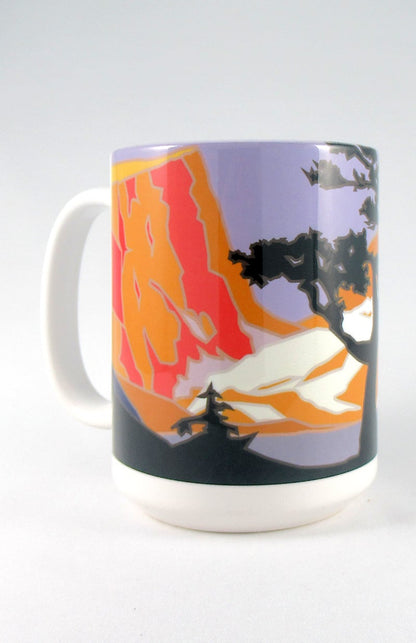 Hallett Peak, Rocky Mountain National Park, Colorado - 15oz. Ceramic Mug