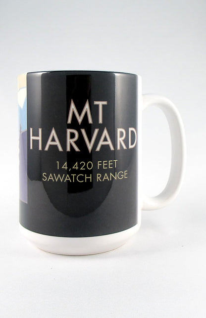 Mt. Harvard, Colorado - Colorado 14er - 15oz. Ceramic Mug