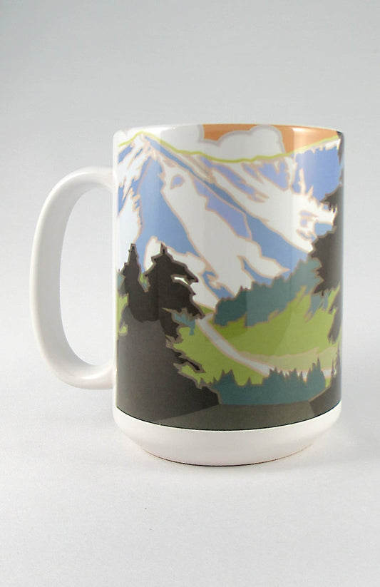 Independence Pass, Colorado - 15oz. Ceramic Mug