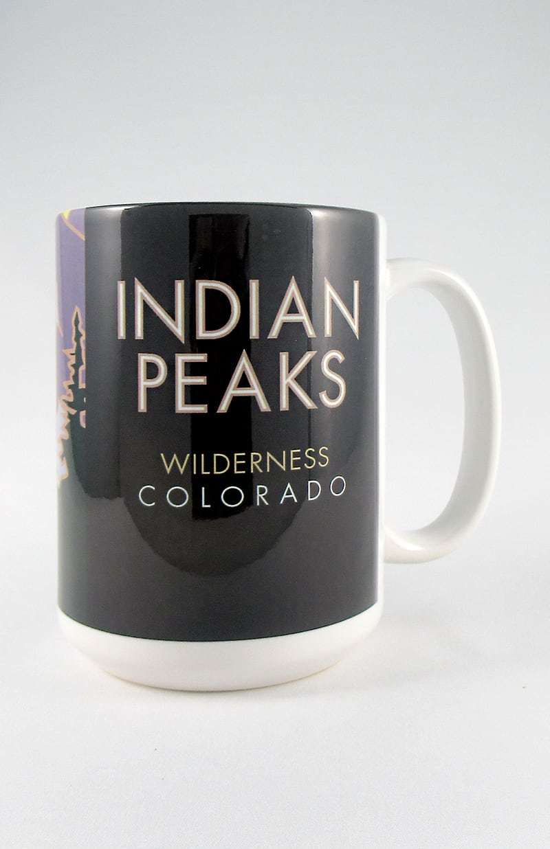 Indian Peaks Wilderness, Colorado - 15oz. Ceramic Mug