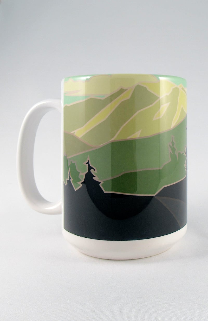 Mt. Massive, Colorado - Colorado 14er - 15oz. Ceramic Mug