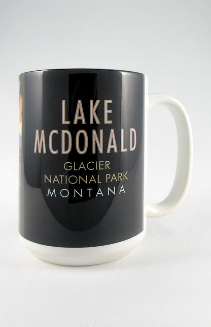 Lake McDonald (Glacier National Park) Montana - 15oz. Ceramic Mug