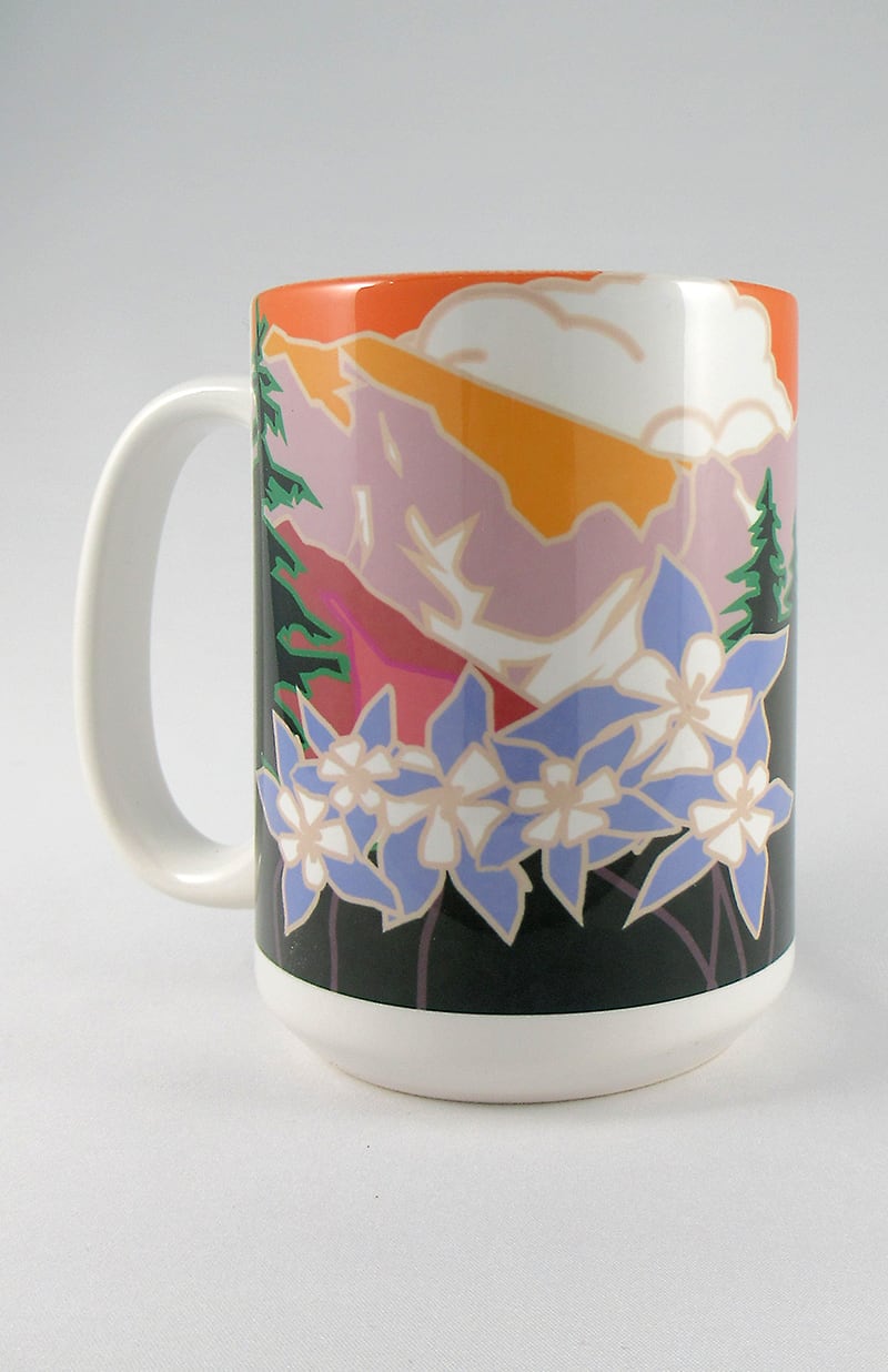 Mt. Meeker (Columbines), Colorado - 15oz. Ceramic Mug