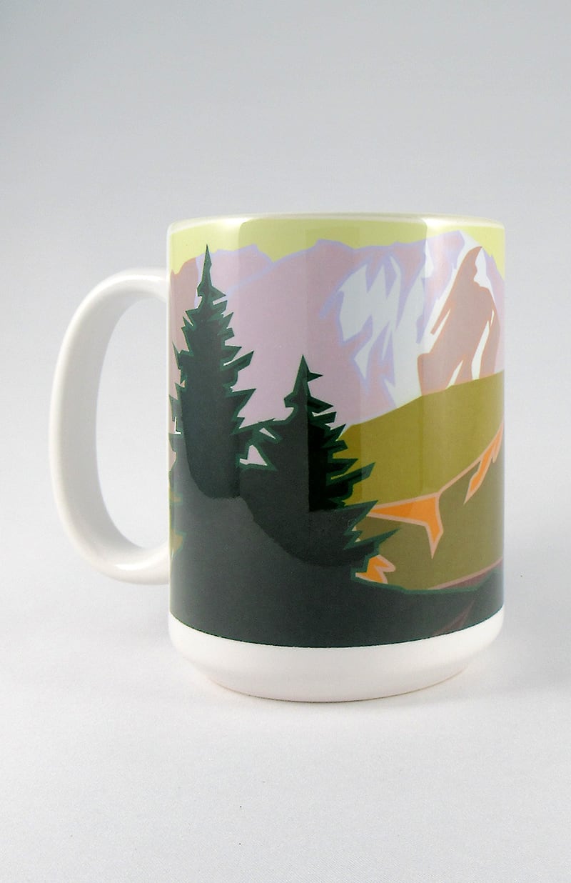 Mt. Oxford, Colorado - Colorado 14er - 15oz. Ceramic Mug