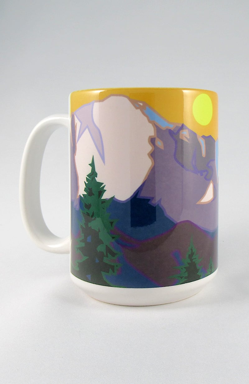 Pikes Peak, Colorado - Colorado 14er - 15oz. Ceramic Mug