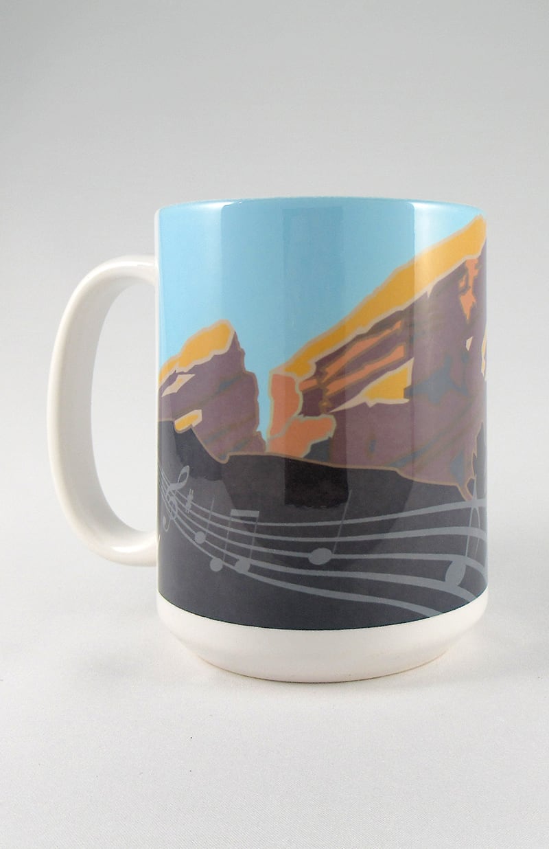 Red Rocks 2 (music), Colorado - 15oz. Ceramic Mug