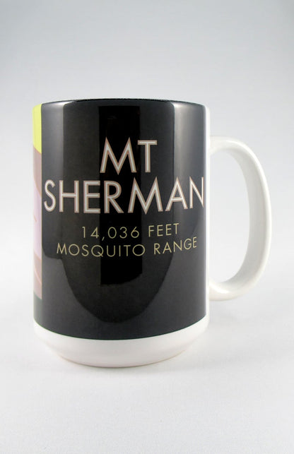 Mt. Sherman, Colorado - Colorado 14er - 15oz. Ceramic Mug